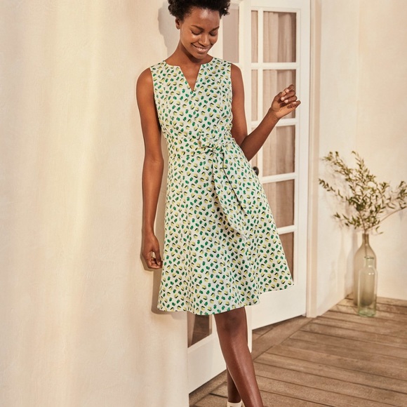 boden lemon print dress